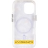 TPU чохол Pastel Chaos with MagSafe для Apple iPhone 16 (6.1") White