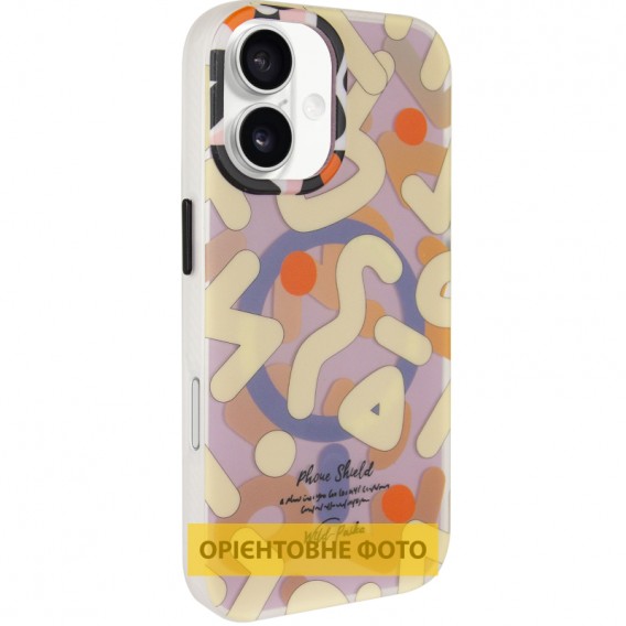 TPU чехол Pastel Chaos with MagSafe для Apple iPhone 16 (6.1 дюйма) Biege
