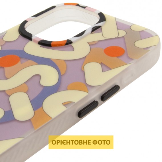 TPU чехол Pastel Chaos with MagSafe для Apple iPhone 16 (6.1 дюйма) Biege TPU чехол Pastel Chaos with MagSafe для Apple iPhone 16 (6.1 дюйма) Biege