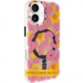 TPU чехол Pastel Chaos with MagSafe для Apple iPhone 16 (6.1 дюйма) Pink TPU чехол Pastel Chaos with MagSafe для Apple iPhone 16 (6.1 дюйма) Pink