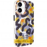 TPU чехол Pastel Chaos with MagSafe для Apple iPhone 16 (6.1 дюйма) Black TPU чехол Pastel Chaos with MagSafe для Apple iPhone 16 (6.1 дюйма) Black