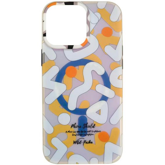 TPU чохол Pastel Chaos with MagSafe для Apple iPhone 16 Pro, White