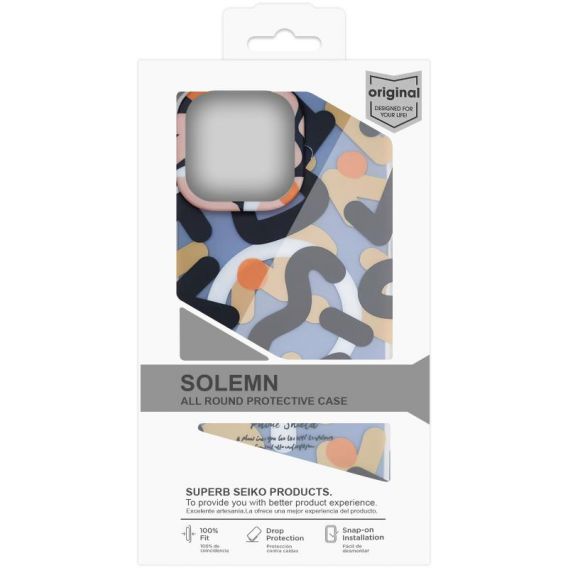 TPU чохол Pastel Chaos with MagSafe для Apple iPhone 16 Pro Max, Black