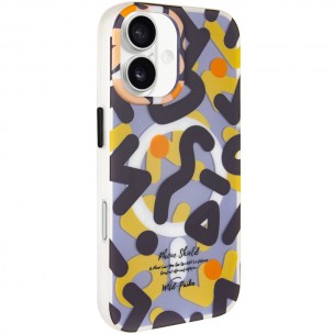 TPU чохол Pastel Chaos with MagSafe для Apple iPhone 17 (6.3") Black TPU чохол Pastel Chaos with MagSafe для Apple iPhone 17 (6.3") Black