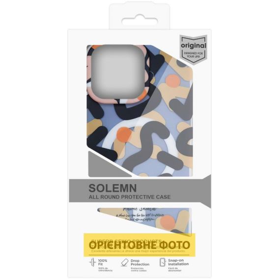 TPU чохол Pastel Chaos with MagSafe для Apple iPhone 17, Black