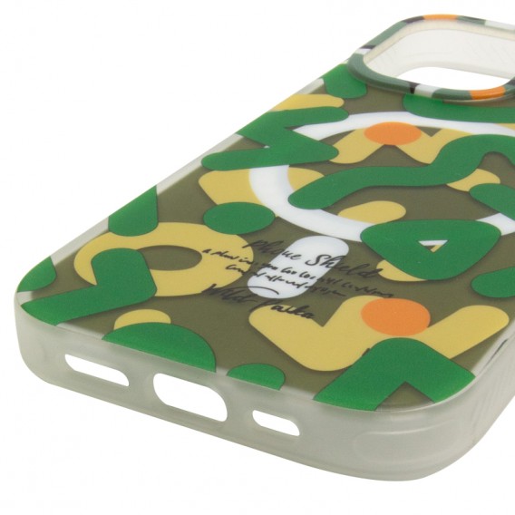 TPU чехол Pastel Chaos with MagSafe для Apple iPhone 17 (6.3 дюйма) Green