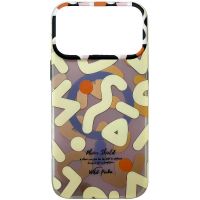 TPU чохол Pastel Chaos with MagSafe для Apple iPhone 17 Pro, Biege