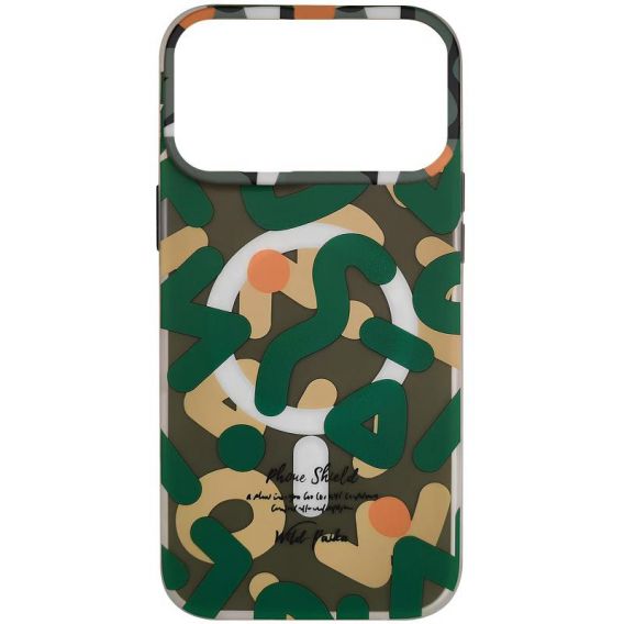 TPU чохол Pastel Chaos with MagSafe для Apple iPhone 17 Pro, Green