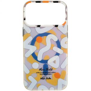 TPU чохол Pastel Chaos with MagSafe для Apple iPhone 17 Pro, White TPU чохол Pastel Chaos with MagSafe для Apple iPhone 17 Pro, White