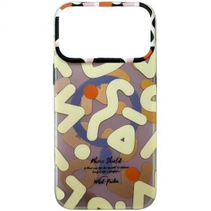 TPU чохол Pastel Chaos with MagSafe для Apple iPhone 17 Pro Max, Biege