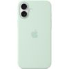 Чохол Silicone case (AAA) with Magsafe and Animation (button) для Apple iPhone 16 Plus, Aquamarine