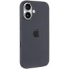 Чохол Silicone case (AAA) with Magsafe and Animation (button) для Apple iPhone 16 Plus, Black