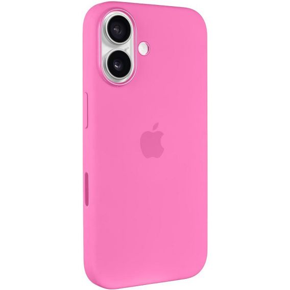 Чохол Silicone case (AAA) with Magsafe and Animation (button) для Apple iPhone 16 Plus, Peony