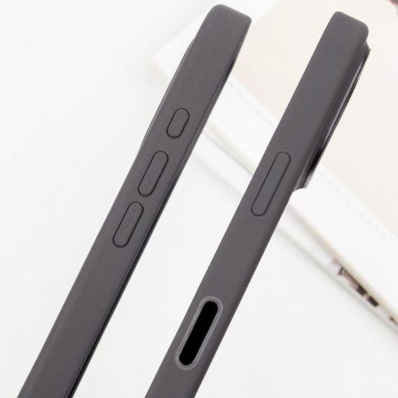 Чохол Silicone case (AAA) with Magsafe and Animation (button) для Apple iPhone 16 Plus, Stone Grey