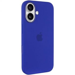 Чохол Silicone case (AAA) з Magsafe and Animation (button) для Apple iPhone 16 Plus, Ultramarine
