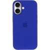 Чохол Silicone case (AAA) з Magsafe and Animation (button) для Apple iPhone 16 Plus, Ultramarine