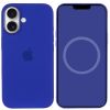 Чохол Silicone case (AAA) з Magsafe and Animation (button) для Apple iPhone 16 Plus, Ultramarine