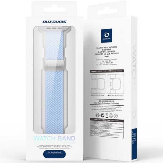 Ремінець Dux Ducis Mixture Ultra для Apple Watch 38/40/41/42mm(ser.10), Light Blue