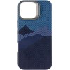 TPU чохол Pixel Craft with MagSafe для Apple iPhone 16 (6.1") Mountain Blue