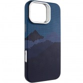 TPU чехол Pixel Craft with MagSafe для Apple iPhone 16 (6.1 дюйма) Mountain Blue