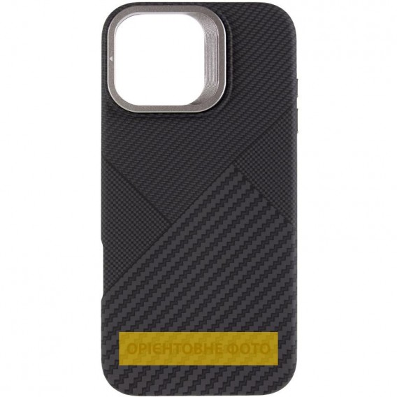 TPU чохол Pixel Craft with MagSafe для Apple iPhone 16 (6.1") Graphite Flow