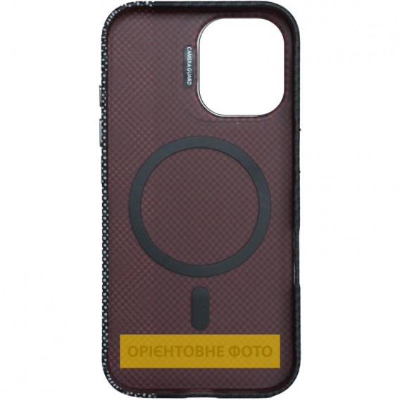 TPU чохол Pixel Craft with MagSafe для Apple iPhone 16 (6.1") Graphite Flow