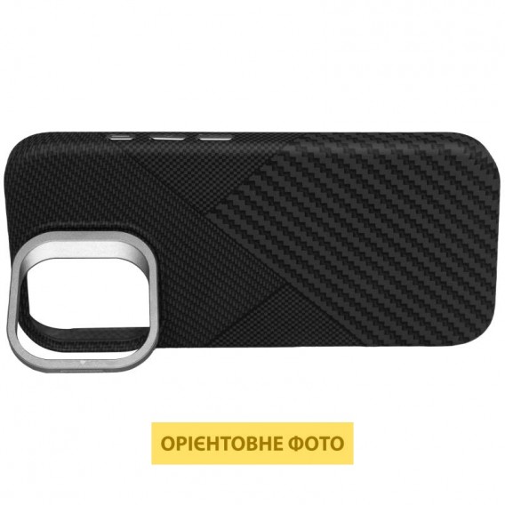 TPU чохол Pixel Craft with MagSafe для Apple iPhone 16 (6.1") Graphite Flow