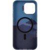 TPU чохол Pixel Craft with MagSafe для Apple iPhone 16 Pro (6.3") Mountain Blue