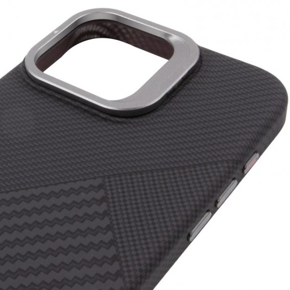 TPU чохол Pixel Craft with MagSafe для Apple iPhone 16 Pro (6.3") Graphite Flow