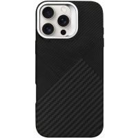 TPU чехол Pixel Craft with MagSafe для Apple iPhone 16 Pro (6.3 дюйма) Graphite Flow