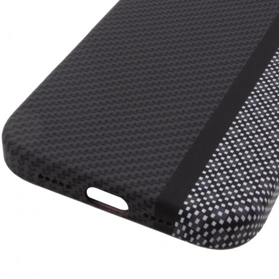 TPU чохол Pixel Craft with MagSafe для Apple iPhone 16 Pro (6.3") Carbon Line