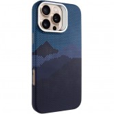 TPU чехол Pixel Craft with MagSafe для Apple iPhone 16 Pro Max (6.9 дюйма) Mountain Blue