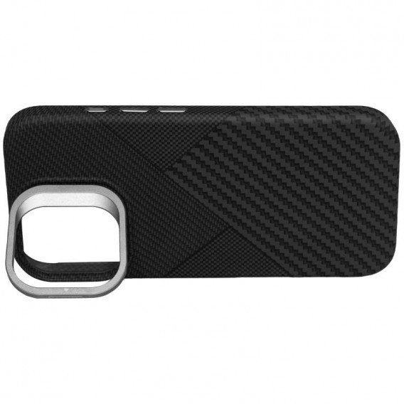 TPU чехол Pixel Craft with MagSafe для Apple iPhone 16 Pro Max (6.9) Graphite Flow