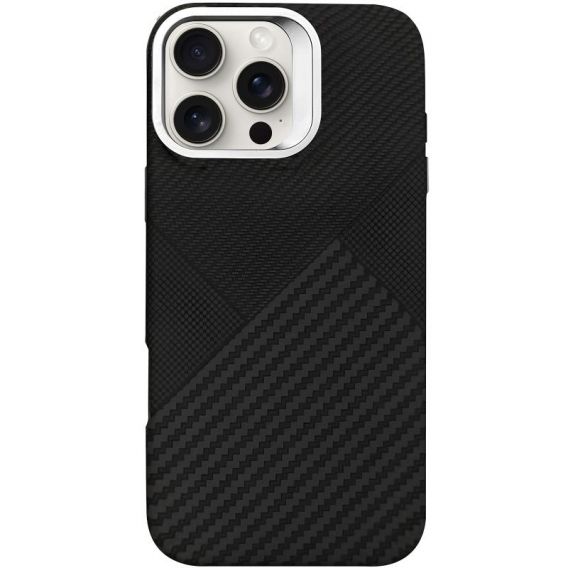 TPU чохол Pixel Craft with MagSafe для Apple iPhone 16 Pro Max, Graphite Flow