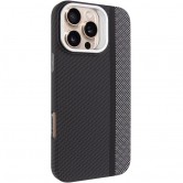 TPU чехол Pixel Craft with MagSafe для Apple iPhone 16 Pro Max (6.9 дюйма) Carbon Line