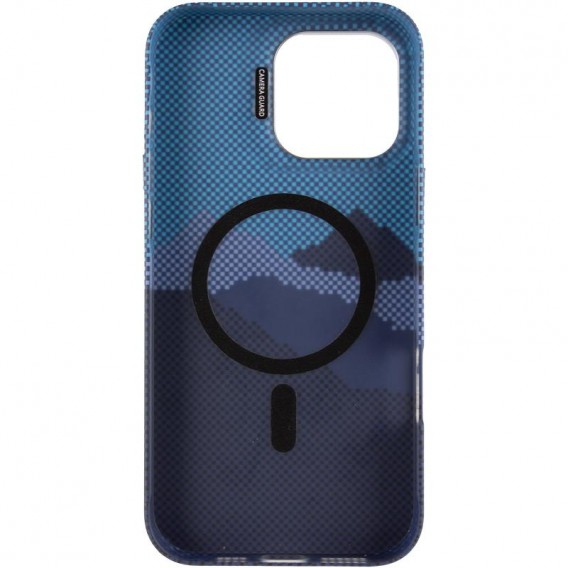 TPU чохол Pixel Craft with MagSafe для Apple iPhone 17 (6.3") Mountain Blue