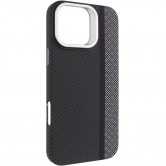 TPU чехол Pixel Craft with MagSafe для Apple iPhone 17 (6.3 дюйма) Carbon Line