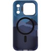 TPU чохол Pixel Craft with MagSafe для Apple iPhone 17 Pro (6.3") Mountain Blue