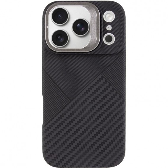 TPU чехол Pixel Craft with MagSafe для Apple iPhone 17 Pro (6.3) Graphite Flow