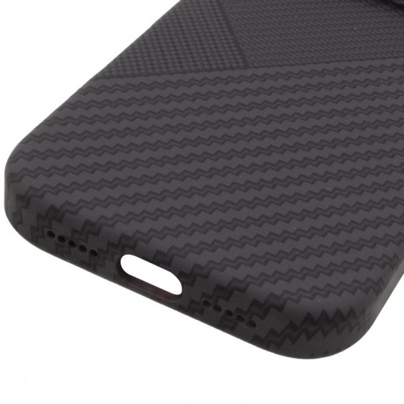 TPU чехол Pixel Craft with MagSafe для Apple iPhone 17 Pro (6.3) Graphite Flow