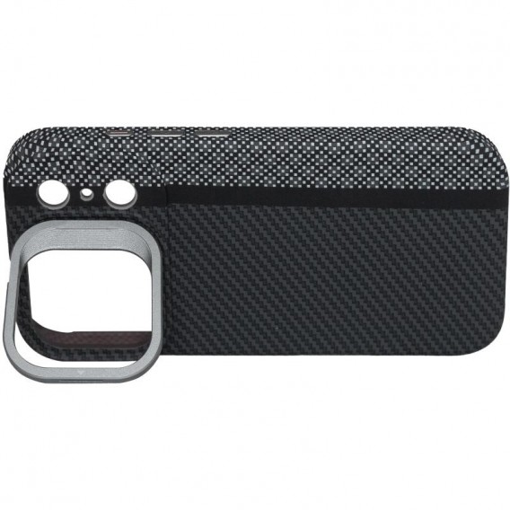 TPU чехол Pixel Craft with MagSafe для Apple iPhone 17 Pro (6.3) Carbon Line