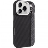 TPU чехол для iPhone 18 Pro / iPhone 17 Pro Pixel Craft with MagSafe Carbon Line