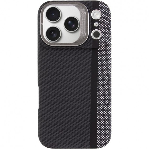TPU чохол Pixel Craft with MagSafe для Apple iPhone 17 Pro Max (6.9") Carbon Line