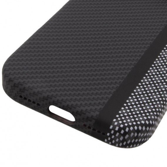 TPU чохол Pixel Craft with MagSafe для Apple iPhone 17 Pro Max (6.9") Carbon Line