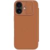 Шкіряний чохол-книжка Nillkin Qin Pro Camshield для Apple iPhone 17, Brown