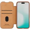 Шкіряний чохол-книжка Nillkin Qin Pro Camshield для Apple iPhone 17 Air, Brown