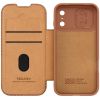 Шкіряний чохол-книжка Nillkin Qin Pro Camshield для iPhone 17 Pro Max, Brown