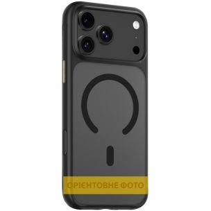 TPU+PC чохол Blueo Skin Friendly Frosted with MagSafe для Apple iPhone 17, Чорний TPU+PC чохол Blueo Skin Friendly Frosted with MagSafe для Apple iPhone 17, Чорний