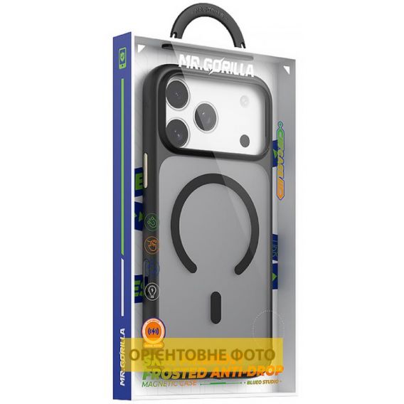 TPU+PC чохол Blueo Skin Friendly Frosted with MagSafe для Apple iPhone 17 Air, Чорний