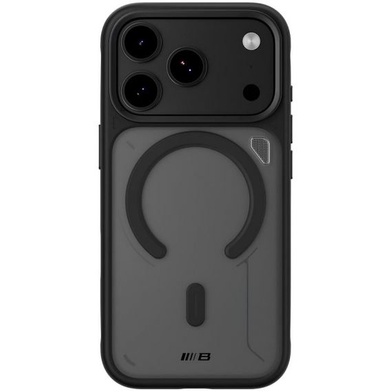TPU+PC чохол Blueo Frosted Heat Dissipation Stand with MagSafe для Apple iPhone 17 Pro, Чорний